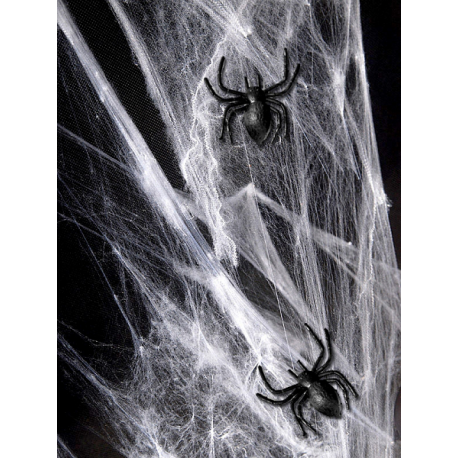 Toile d'araignées blanche 60grs