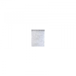 Chemin de table Fanon métallisé argent (30cmx1,60m)